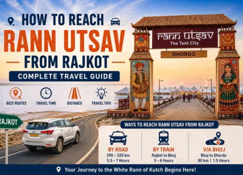 How to Reach Rann Utsav from Rajkot
