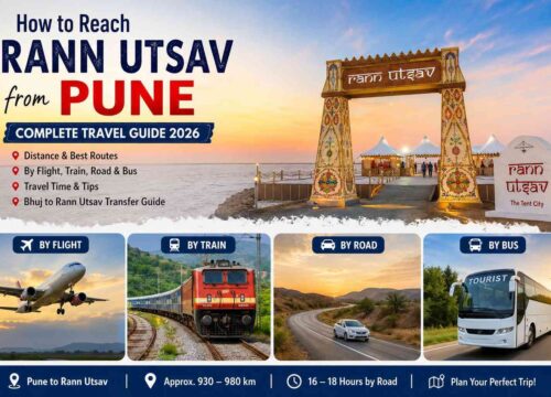 How to Reach Rann Utsav from Pune