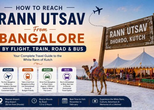 How to Reach Rann Utsav from Bangalore